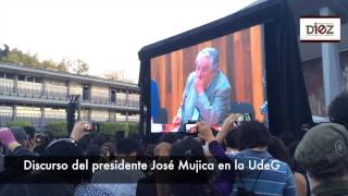 preview picture of video 'Discurso del presidente José Mujica en la Universidad de Guadalajara'