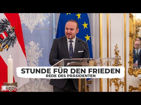 Stunde für den Frieden - Rede des Präsidenten I 25.01.2024