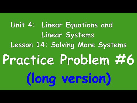 8th Grade Illustrative Mathematics: Grade 8; Unit 4; Lesson 14: Practice Problem 6 (long version)