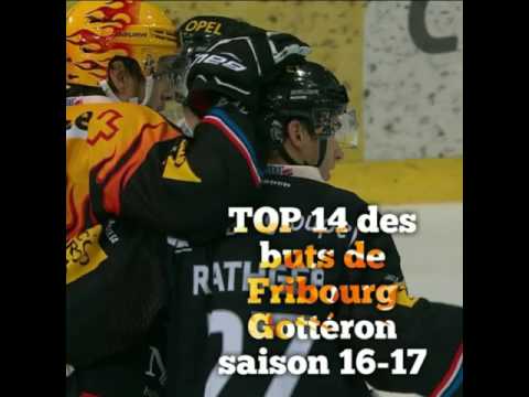 LNA TOP 14 des buts de Fribourg Gottéron Saison 16-17