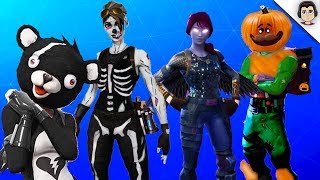 all halloween 2018 skins leaked in fortnite female skull trooper skull ranger - fortnite halloween skins leaked