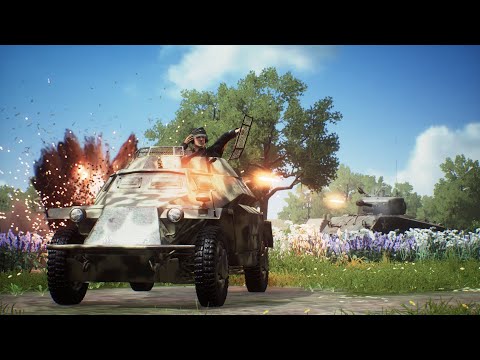 Post Scriptum - Sd. Kfz. 222 Narrow Escape [GER Comms/ENG Subs]