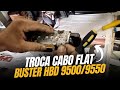 TROCA DO CABO FLAT BUSTER HBD-9500 