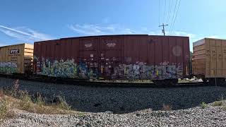 Norfolk Southern mixed manifest 196 Northbound in Harriman Tennessee