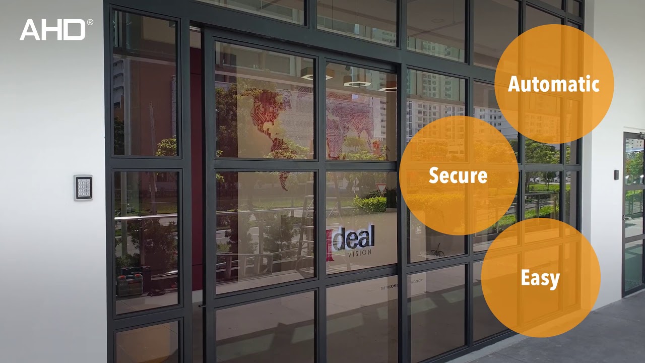 [Office Project] Automatic Sliding Door with door access system