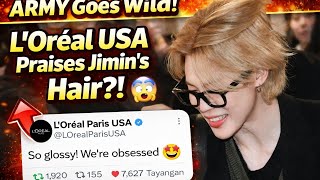 Download lagu 🚨 VIRAL! L’ORÉAL Paris USA Admits Jimin Has the Most Glowing Hair in the World! mp3