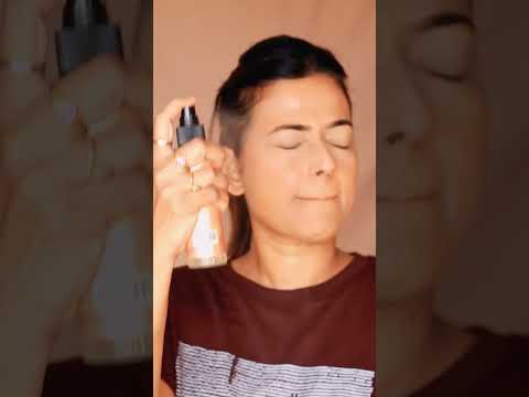 Setting spray tips/How to use setting spray #settingspray #makeupshorts #makeuptips #beautytips