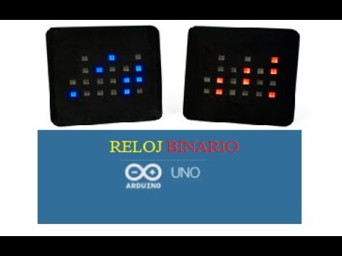 Reloj binario con Arduino Uno