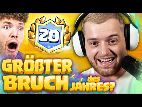 😂🤣 Es ist UNFREIWILLIG LUSTIG ihn zum VERZWEIFELN zu bringen! 😅 Clash Royale 20 Siege Challenge