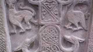 preview picture of video 'Pictish Cross Slab Carved Stone Meigle Perthshire Scotland'