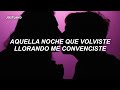Aquella Noche Que Volviste Llorando Me Convenciste Que Tu No Querías Hacerme Daño Letra Lyrics