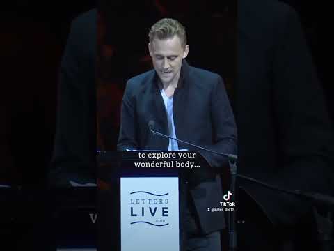 Tom Hiddleston reading a love letter, April 2015 London, Letters live!#TomHiddleston  #hiddlestoners