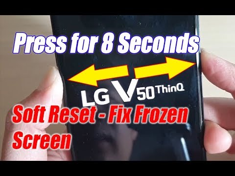 LG V50 ThinQ 5G: Force Restart a Frozen Unresponsive Screen (Soft Reset)