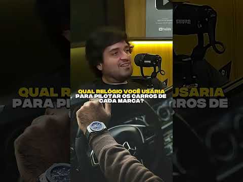 Qual relógio você usaria para pilotar os carros de cada marcas