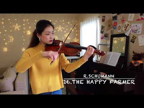 The Happy Farmer 快乐的农夫 With Piano 【Suzuki Violin School Volume 1】