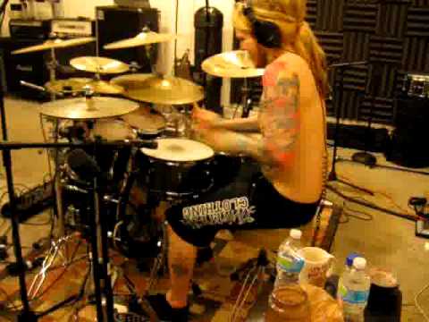 Serpents - drum tracking at Random Awesome! Recording Studio - Part 2