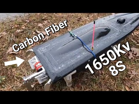 Oxidean Dominator - First Run 8S SMC 5500. This RC Boat is a Rocket Ship!!