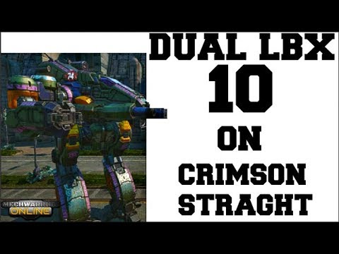 MechWarrior Online - Bushwacker X1 - Gameplay - Dual LBX 10