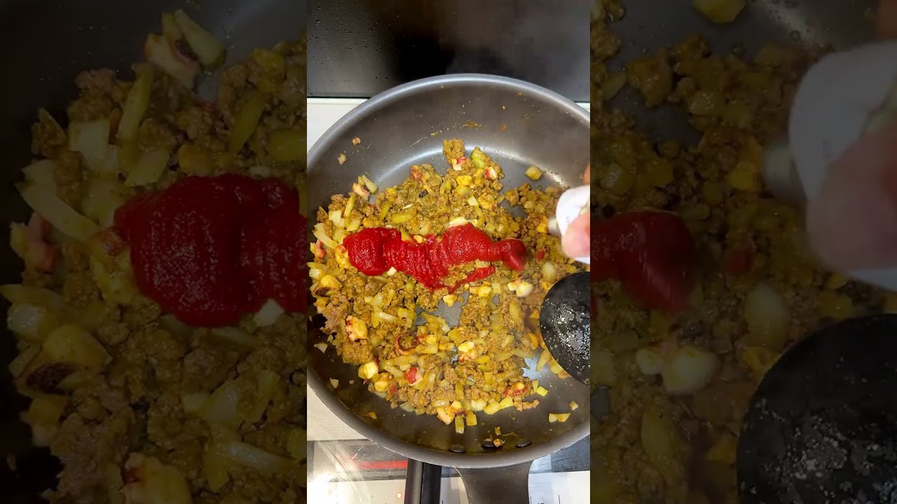 【調味料3つ】ダイエットたこキーマカレー