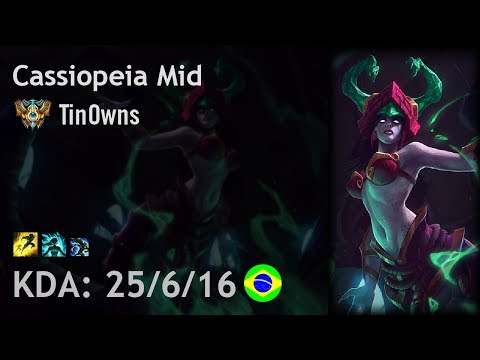 Cassiopeia Mid vs Karthus - TinOwns - BR Challenger Patch 7.18