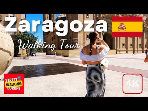 Zaragoza, Spain 🇪🇸 - 4K-HDR Walking Tour