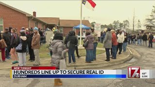 Hundreds line up to get Real ID at NC express station