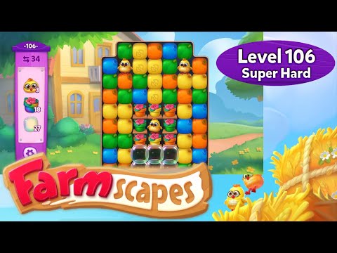 Farmscapes Level 106 Super Hard | No Boosters | Playrix