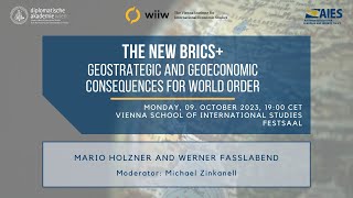 The New BRICS: Geostrategic and Geoeconomic Consequences for World Order