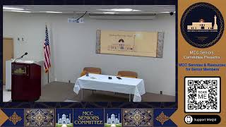 MCC Senior Committee Presents: MCC Services and Resources for Senior M