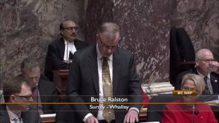 Bruce Ralston honours domestic violence victim Maple Batalia