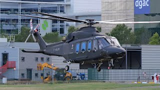 Leonardo AW139 Helicopter Startup and Takeoff