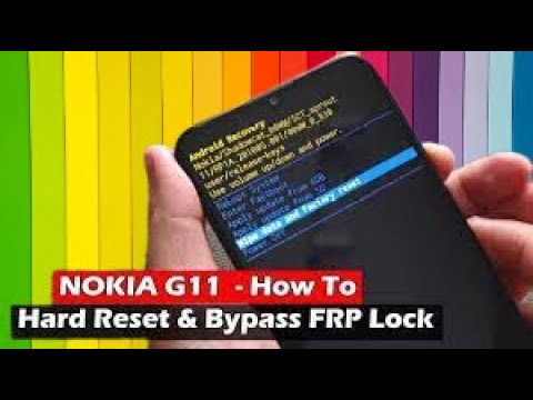 NOKIA G11 Hard Reset & FRP Bypass unlock google account lock without Pc new security No APK Install