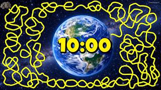 10 Minute Timer Bomb [EARTH ROTATING] | Meteorite Strike Explosion 🌍☄️💥