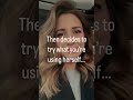 That’s exactly what happened.  In her own words “I don’t think I’ll ever use anything else again!”