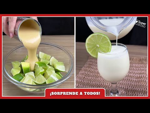 Añade leche condensada al limón con la piel y ¡sorprende a todos!
