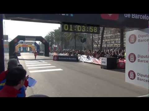 Jaume Leiva llegada Mitja Barcelona 2012