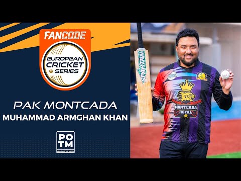POTM: M.Armghan Khan - Match 27 - PMC vs BSH |Highlights|FanCode ECS Spain, Barcelona 2022|ECS22.701