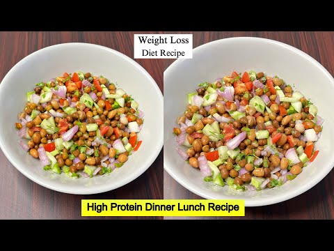 High Protein Diet Recipe | Weight Loss Salad Recipe | Gluten Free Lunch Dinner Recipe