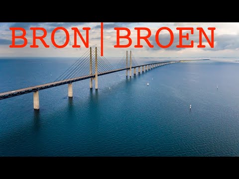 Øresund Bridge by Drone in 4K Video