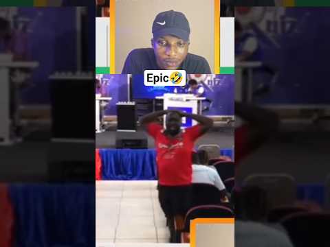 He forgot he was on National TV🤣😂 #nsmq #NSMQ2025 #NSMQLIVE