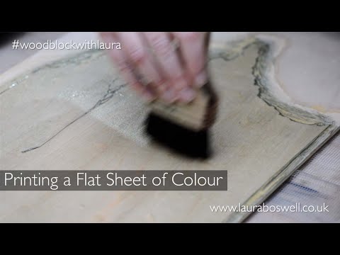 Japanese Woodblock With Laura Episode 25 - Printing Japanese woodblock