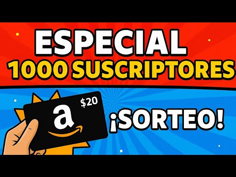 Sorteo especial 1000 suscriptores en youtube! entra y participa!!!!