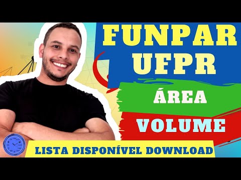 UFPR BANCA FUNPAR ÁREA E VOLUME MATEMÁTICA GEOMETRIA PMPR 2020