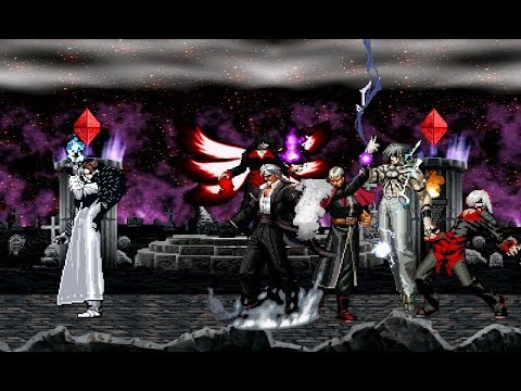MUGEN KOF Mr Kyo Vs. Super Boss Team