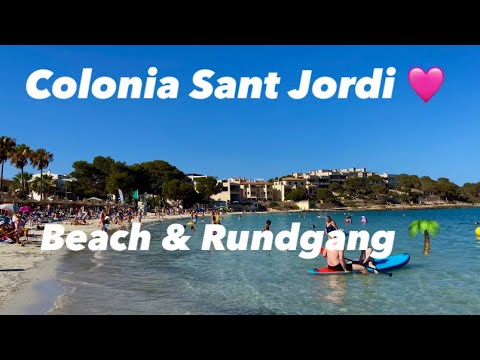 Colonia Sant Jordi 🩷 Strand 🏖️ Restaurants & Geschäfte 🩷 schönstes Wetter ☀️ 32° 😎