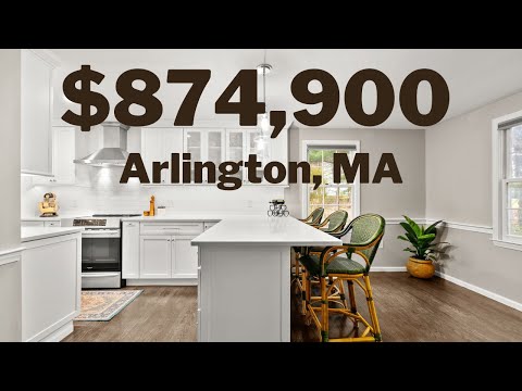 Gorgeous Town House tour in Arlington, MA