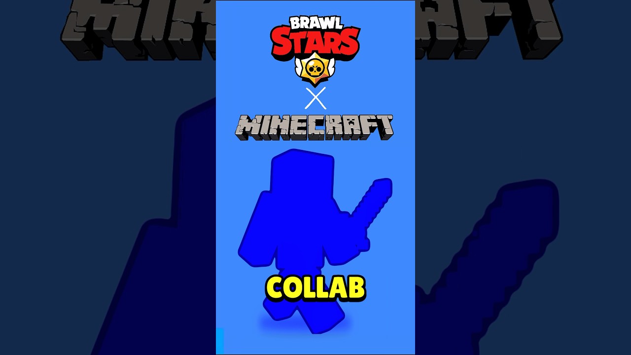 Brawl Stars X Minecraft Collab #brawlstars #shorts