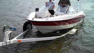 Loading Boat On Trailer