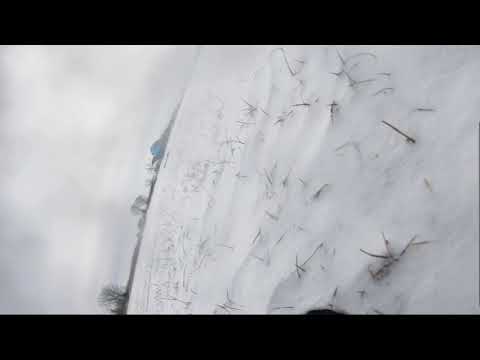 Snow kite wipe out 😖