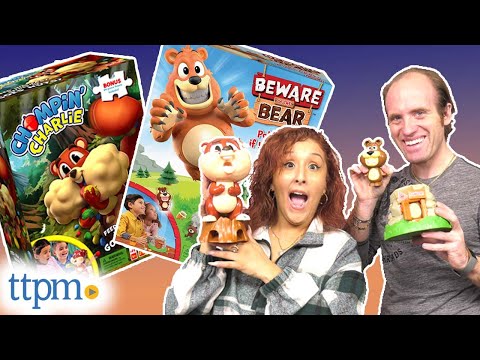 Chompin' Charlie and Beware of the Bear Games from Goliath Games Instructions + Review!